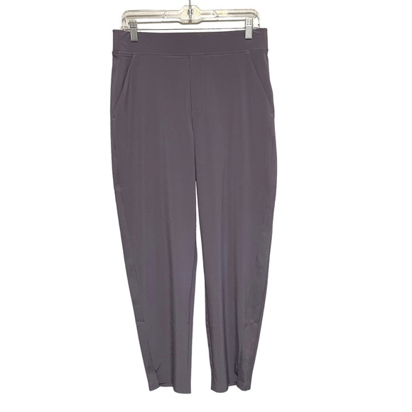 Athleta Pants - Athleta Brooklyn Ankle Pants Purple Stretch Athleisure Wrinkle Free Womens 8
